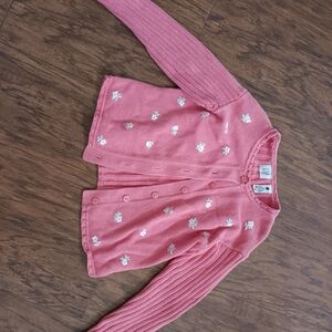 GAP Pink Knit Cardigan